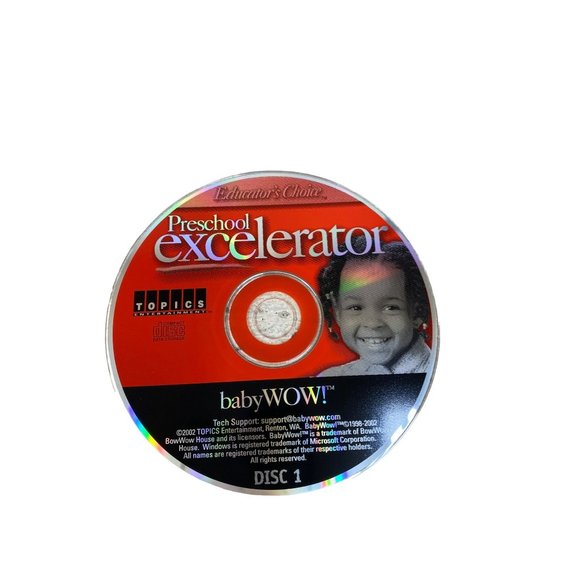 Preschool Escelerator disc 1 pc game cd educational